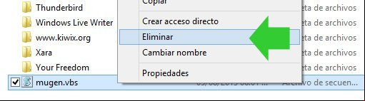 Eliminar el virus mungen.vbs de la carpeta Roaming en AppData Eliminar el virus mungen.vbs de la carpeta Roaming en AppData