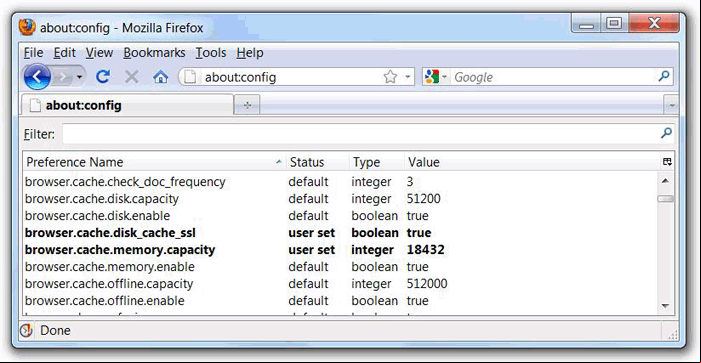 Configurar Firefox, trucos para mas velocidad y rendimiento
