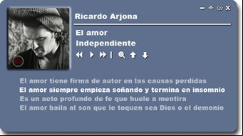 Ver las letras de canciones