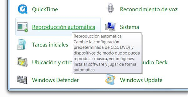 Configurar la reproducción automática en Windows Configurar la reproducción automática en Windows