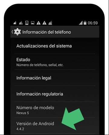 Conocer la versión de Android en un móvil Conocer la versión de Android en un móvil