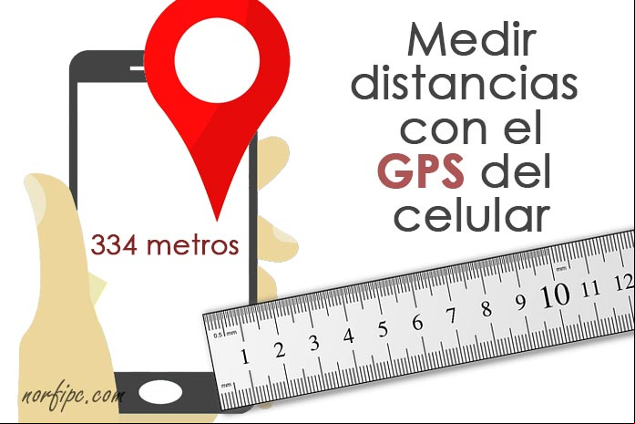Medir la distancia entre dos puntos con mi teléfono celular Medir la distancia entre dos puntos con mi teléfono celular