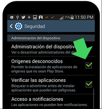 Permitir la instalación desde orígenes desconocidos en Android Permitir la instalación desde orígenes desconocidos en Android