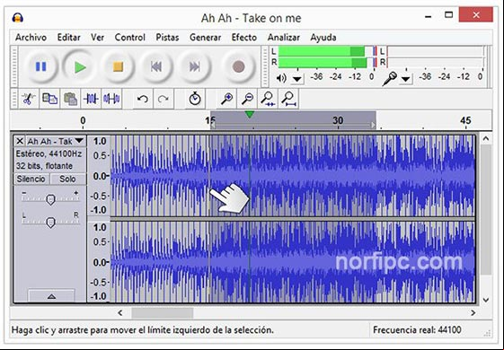 Recortar una canción con Audacity para usar como tono en el celular Recortar una canción con Audacity para usar como tono en el celular