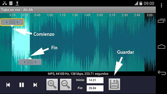 Recortar una canción con RingDroid para usar en el celular como tono de llamada Recortar una canción con RingDroid para usar en el celular como tono de llamada