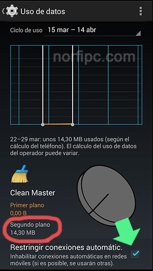 Restringir conexiones automáticas de las aplicaciones en Android Restringir conexiones automáticas de las aplicaciones en Android