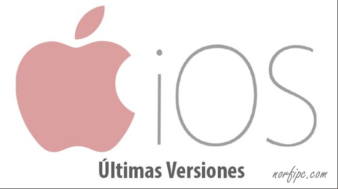Todas las versiones del sistema operativo iOS de Apple