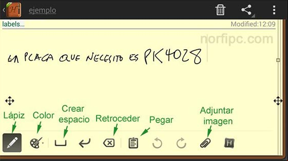 Usar la aplicación Handrite Note para escribir y tomar notas en Android Usar la aplicación Handrite Note para escribir y tomar notas en Android