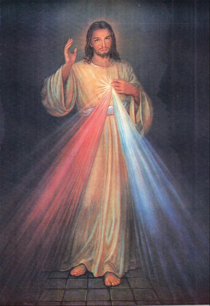 Imagen de la Divina Misericordia o Jesús Misericordioso Imagen de la Divina Misericordia o Jesús Misericordioso