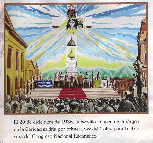 Primera salida y procesión de la Virgen de la Caridad Primera salida y procesión de la Virgen de la Caridad