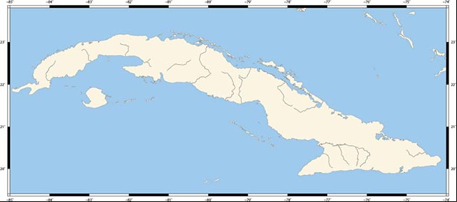 Mapa Base de Cuba para descargar Mapa Base de Cuba para descargar