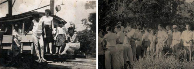 Viaje en tren y abordaje de las lanchas para llegar a la playa Mayabeque a través del rio Viaje en tren y abordaje de las lanchas para llegar a la playa Mayabeque a través del rio