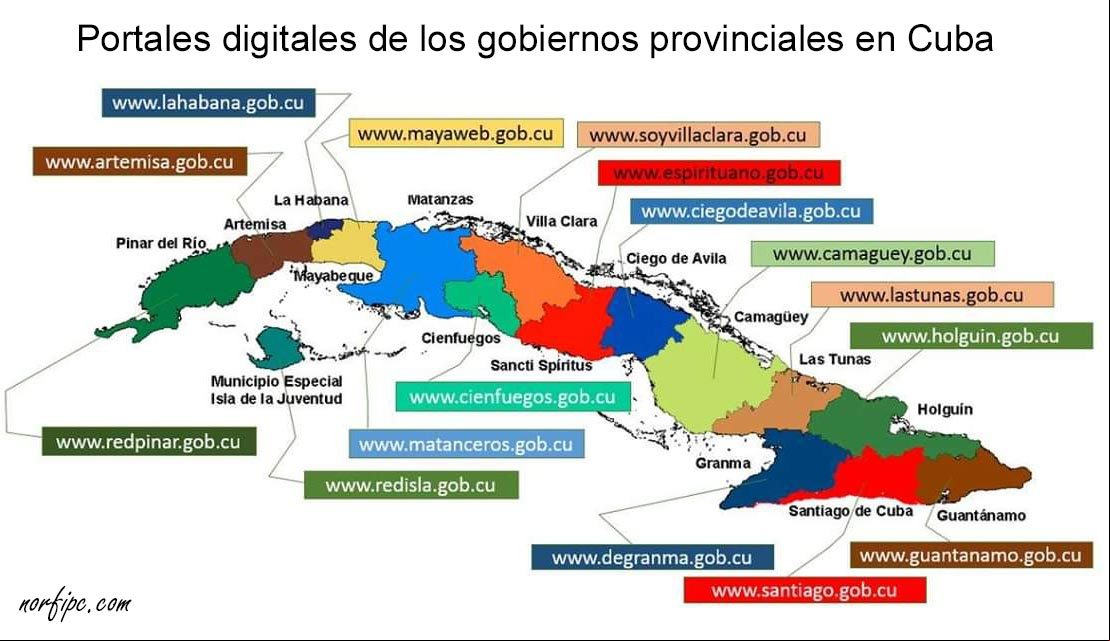 Sitios de Internet de los gobiernos provinciales en Cuba Sitios de Internet de los gobiernos provinciales en Cuba