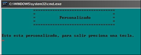 imagen de la ventana de msdos