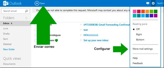 Usar el cliente web de Outlook.com con el navegador Usar el cliente web de Outlook.com con el navegador