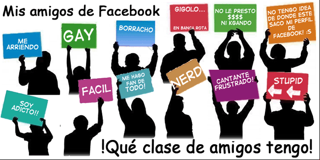 Mis amigos de Facebook, no son perfectos, pero son mis amigos Mis amigos de Facebook, no son perfectos, pero son mis amigos