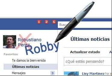 Usar un nick en Facebook