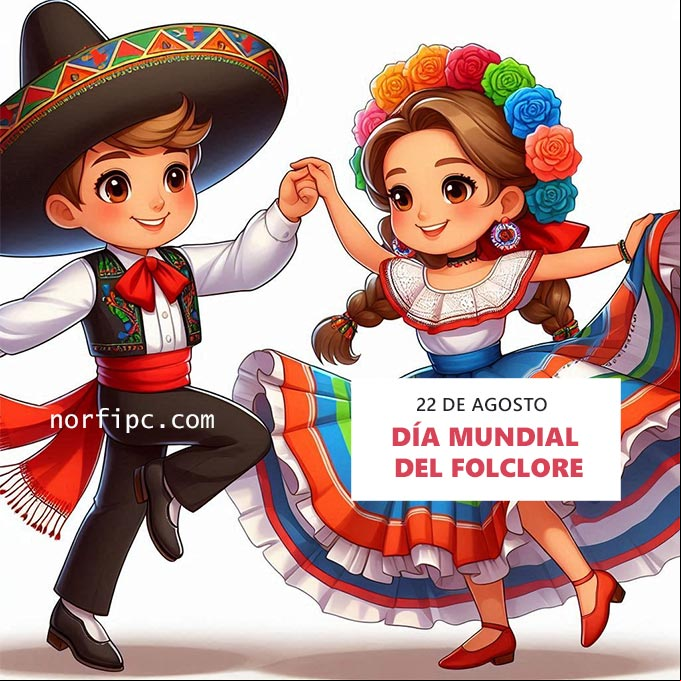 Chicos bailando baile folclórico