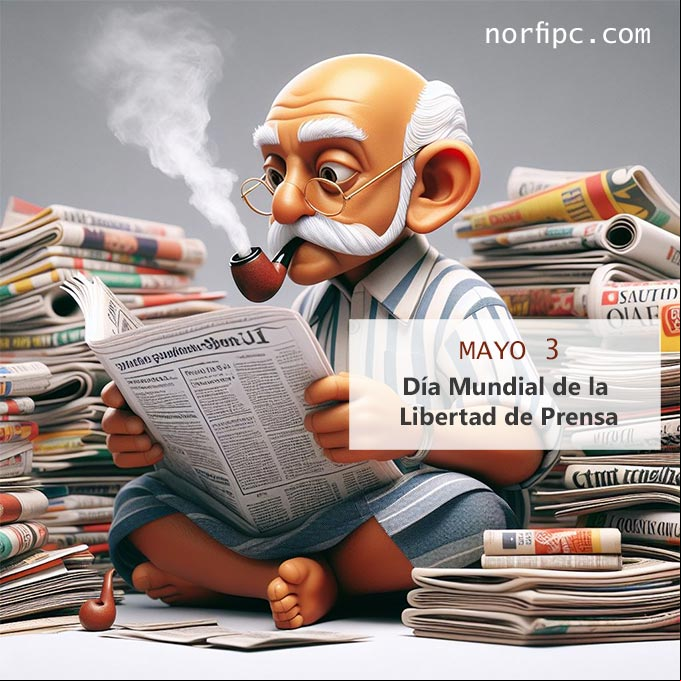 3 de mayo, Día Mundial de la Libertad de Prensa Hombre leyendo la prensa