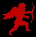 Cupido en rojo