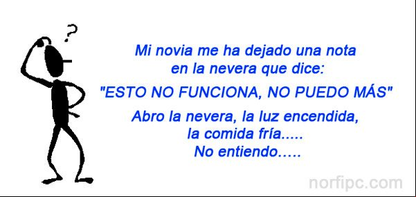Una nota en la nevera