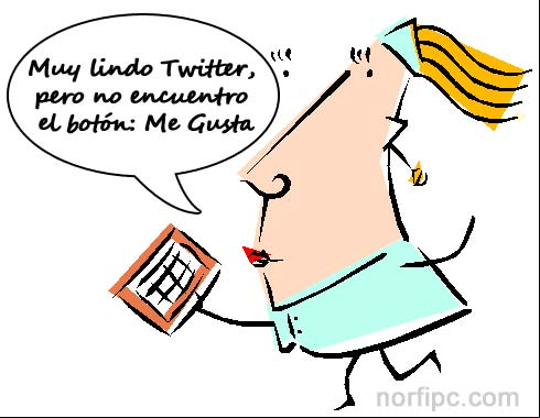 Muy lindo Twitter, pero no encuentro el botón: Me Gusta