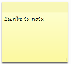 Crear Notas rápidas en Windows 7