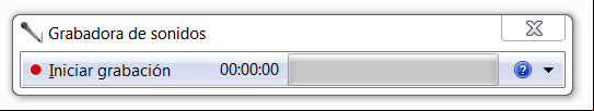 Grabar audio con la grabadora de sonidos en Windows 7