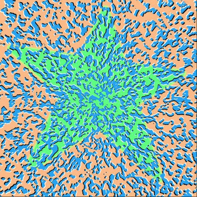 Ilusión óptica de la estrella flotante. #IlusionesOpticas Ilusión óptica de la estrella flotante