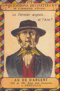 Ilusión óptica El granjero y el burro Ilusión óptica El granjero y el burro