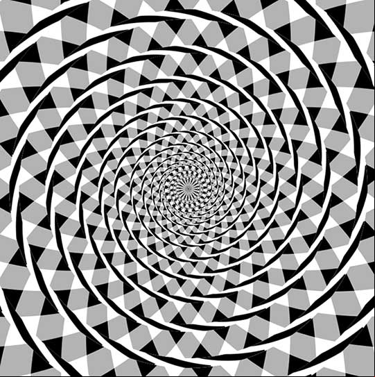 Ilusión óptica de la espiral de Fraser. #IlusionesOpticas Ilusión óptica de la espiral de Fraser