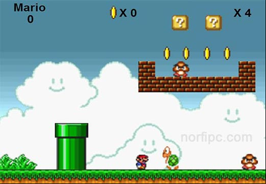 Mario, juego flash para el navegador web Mario, juego flash para el navegador web