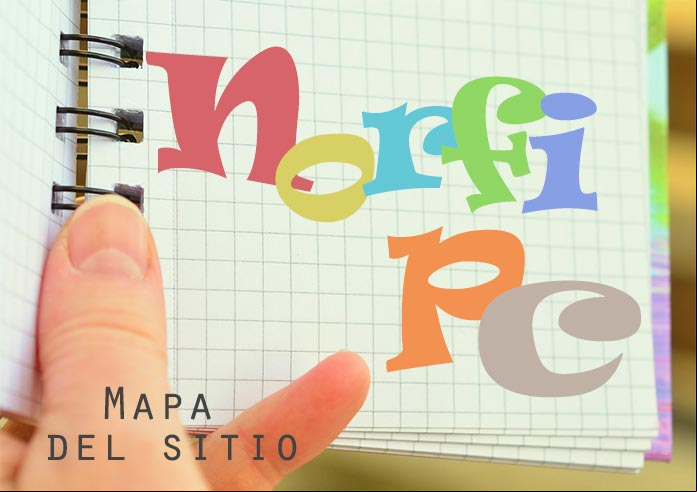 Mapa del sitio web NorfiPC