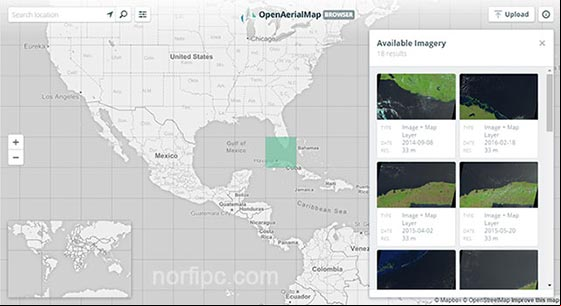 de OpenAerialMap, servicio de mapas libres desde donde se pueden descargar fotos de satélites de OpenAerialMap, servicio para descargar fotos de satélites