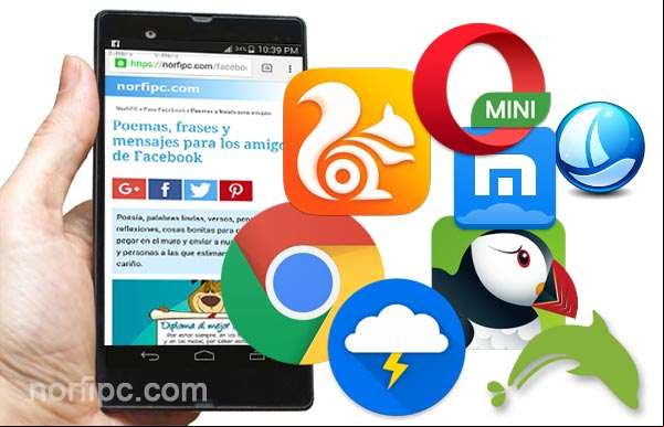 Los navegadores móviles mejores y más rápidos para Android Los navegadores móviles mejores y más rápidos para Android