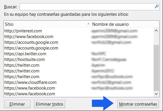 Recuperar contraseñas guardada en el navegador Firefox Recuperar contraseñas guardada en el navegador Firefox