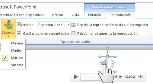 Activar la reproducción de música de forma automática, en una presentación de PowerPoint Activar la reproducción de música de forma automática, en una presentación de PowerPoint