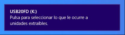 Alerta de la Reproducción automática en Windows 8 Alerta de la Reproducción automática en Windows 8