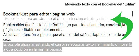 Usar un Bookmarklet para modificar los elementos de una pagina que no se desean imprimir