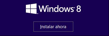 Primer paso para instalar Windows 8 Primer paso para instalar Windows 8