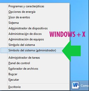 Abrir la consola de CMD en Windows 8 con privilegios de Abrir la consola de CMD en Windows 8 con privilegios de