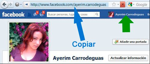Dirección de una página de Facebook para crear un código QR Dirección de una página de Facebook para crear un código QR