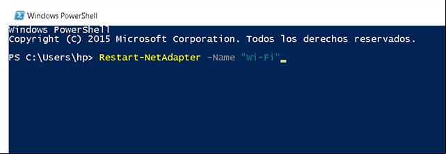 Reiniciar adaptador de red con Windows PowerShell Reiniciar adaptador de red con Windows PowerShell