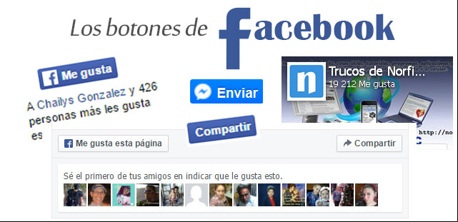 Como usar los botones de Facebook en los sitios web Como usar los botones de Facebook en los sitios web