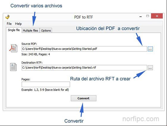 Como convertir un archivo PDF a Word usando PDF Shaper Como convertir un archivo PDF a Word usando PDF Shaper