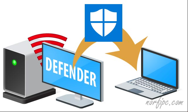 Copiar las actualizaciones del antivirus de Windows