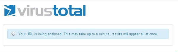 Virus Total analizando un archivo Virus Total analizando un archivo