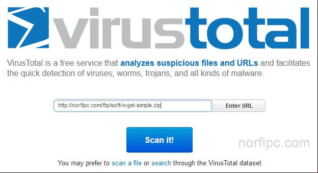 Analizar el link o enlace de descarga de un archivo antes de descargarlo con Virus Total Analizar el link o enlace de descarga de un archivo antes de descargarlo con Virus Total