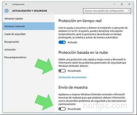 Desactivar la Telemetría en Windows Defender Desactivar la Telemetría en Windows Defender