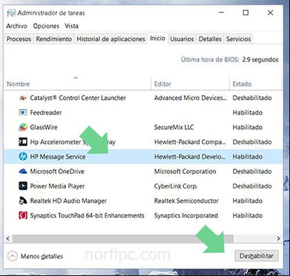 Deshabilitar programas que inician con Windows Deshabilitar programas que inician con Windows